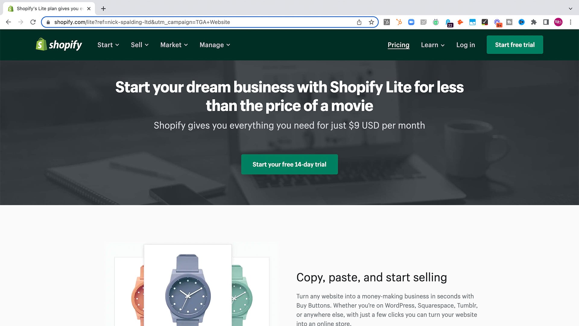 Shopify Starter - Starter selling online today - Here's How